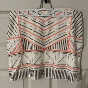 Express sequin skirt